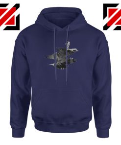 Buy Space Diving Navy Blue Hoodie