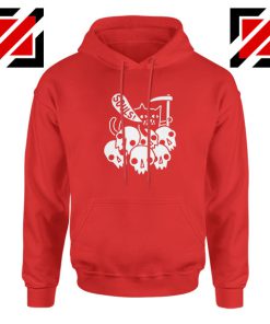 Cheap Cat Soul Red Hoodie