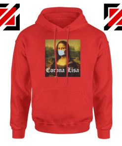 Cheap Corona Lisa Red Hoodie