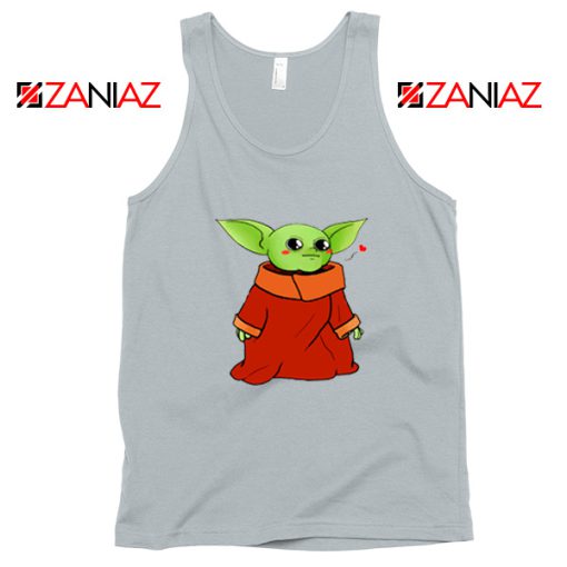 Cute Baby Yoda Sport Grey Tank Top