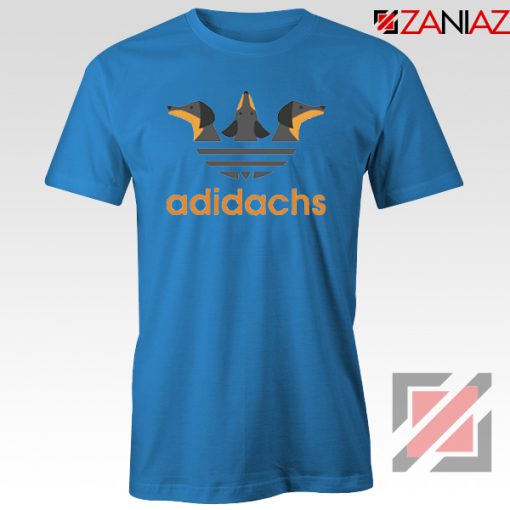 Dachshund Adidachs Blue Tshirt