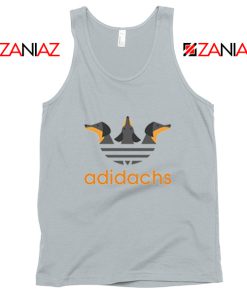 Dachshund Adidachs Sport Grey Tank Top