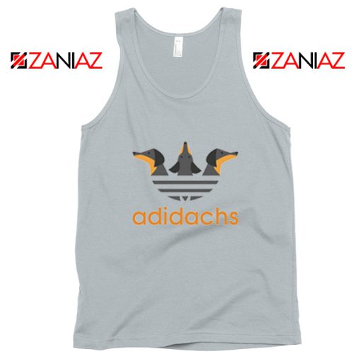 Dachshund Adidachs Sport Grey Tank Top