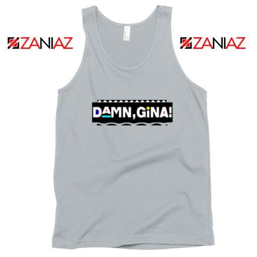 Damn Gina Martin Sport Grey Tank Top