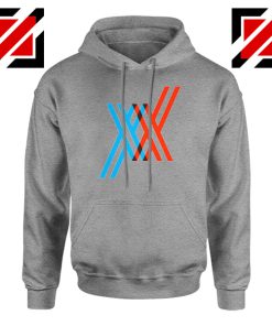 Darling In The Franxx Sport Grey Hoodie