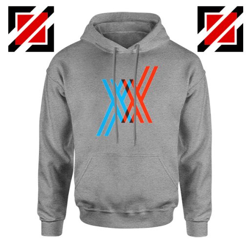 Darling In The Franxx Sport Grey Hoodie