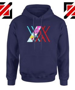 Darling in the franxx Argentea Navy Blue Hoodie