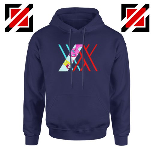 Darling in the franxx Argentea Navy Blue Hoodie