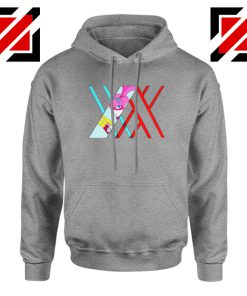 Darling in the franxx Argentea Sport Grey Hoodie