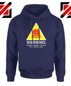 Darth Vader Choking Hazard Navy Blue Hoodie