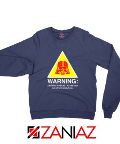 Darth Vader Choking Hazard Navy Blue Sweatshirt