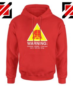 Darth Vader Choking Hazard Red Hoodie