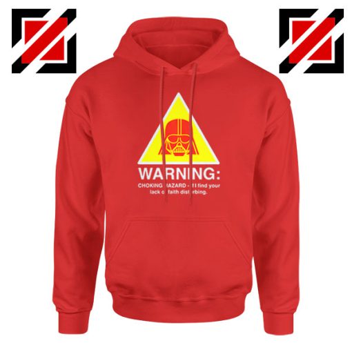 Darth Vader Choking Hazard Red Hoodie