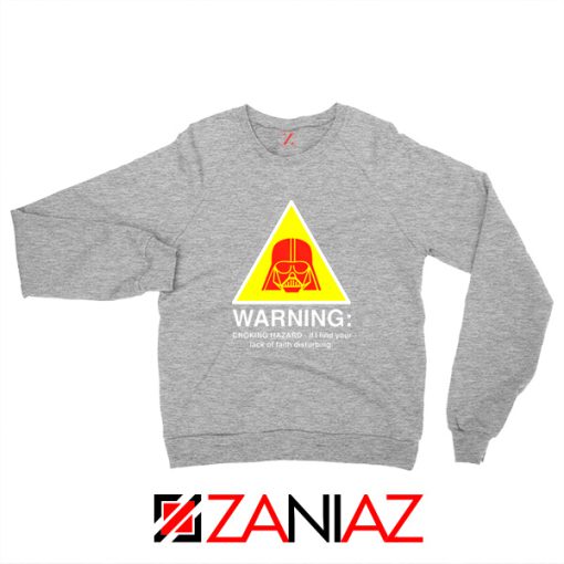 Darth Vader Choking Hazard Sport Grey Sweatshirt