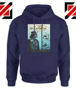 Darth Vader and Boba Navy Blue Hoodie