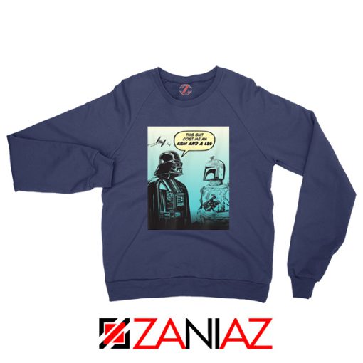 Darth Vader and Boba Navy Blue Sweatshirt