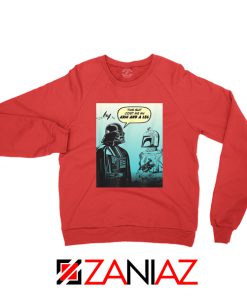 Darth Vader and Boba Red Sweatshirt