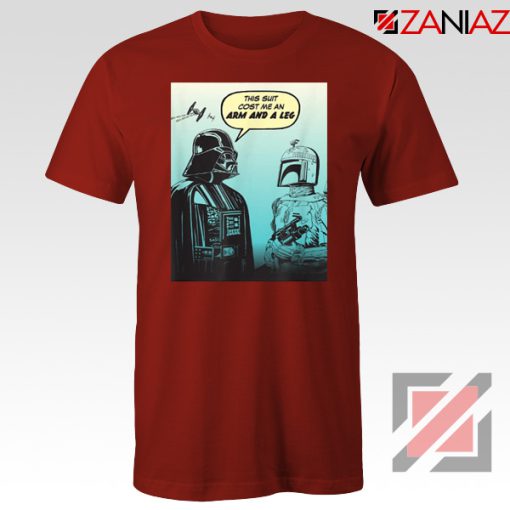 Darth Vader and Boba Red Tshirt