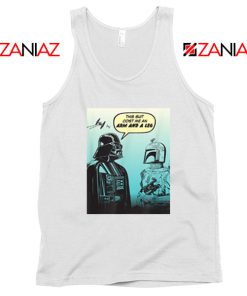 Darth Vader and Boba White Tank Top