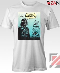 Darth Vader and Boba White Tshirt