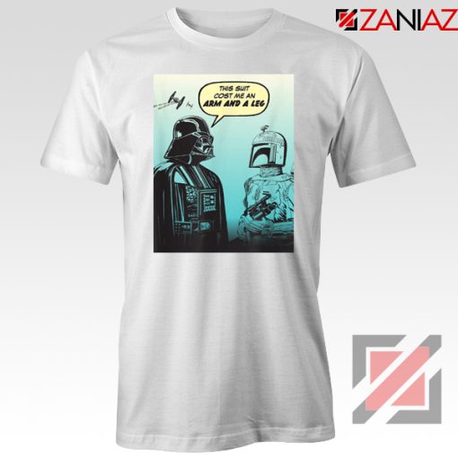 Darth Vader and Boba White Tshirt