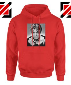 David Bowie Red Hoodie