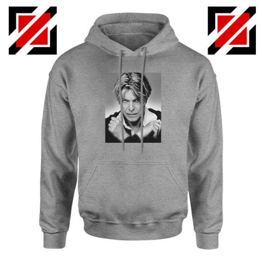 David Bowie Sport Grey Hoodie