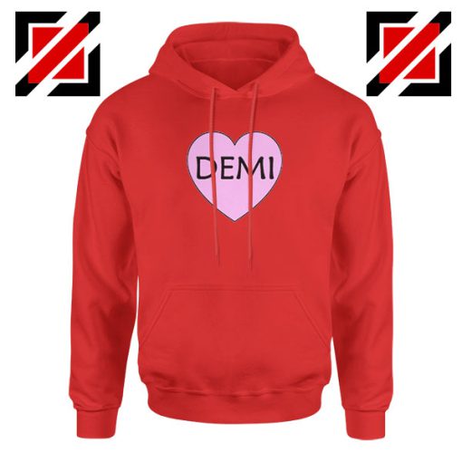 Demi Lovato Heart Red Hoodie