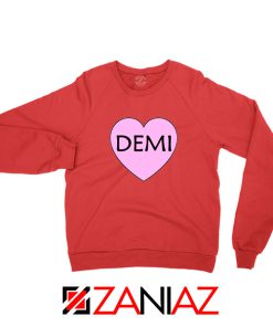 Demi Lovato Heart Red Sweatshirt