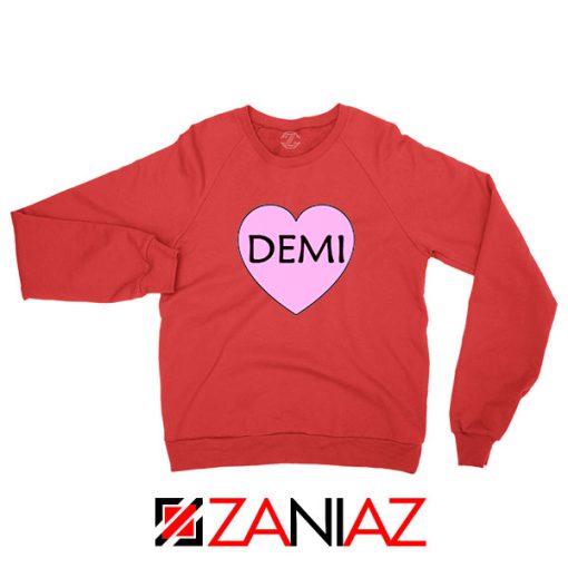 Demi Lovato Heart Red Sweatshirt