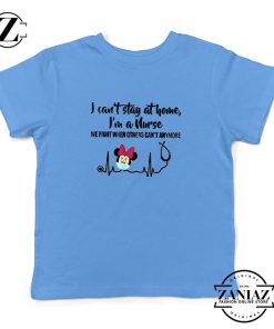 Disney Minnie Mouse Nurse Blue Kids Tshirt