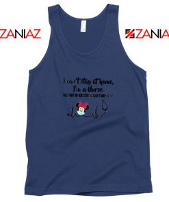 Disney Minnie Mouse Nurse Navy Blue Tank Top