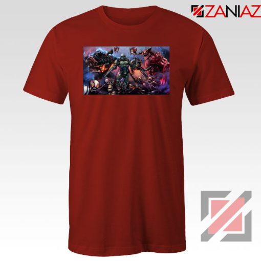 Doom 2016 Poster Red Tshirt