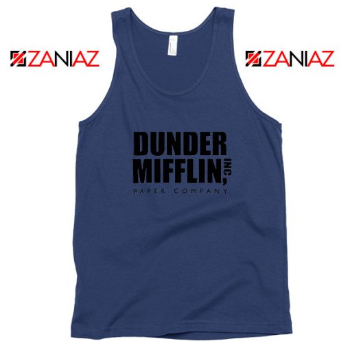 Dunder Mifflin Navy Blue Tank Top