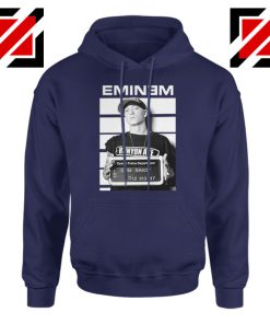 Eminem Slim Shady Navy Blue Hoodie