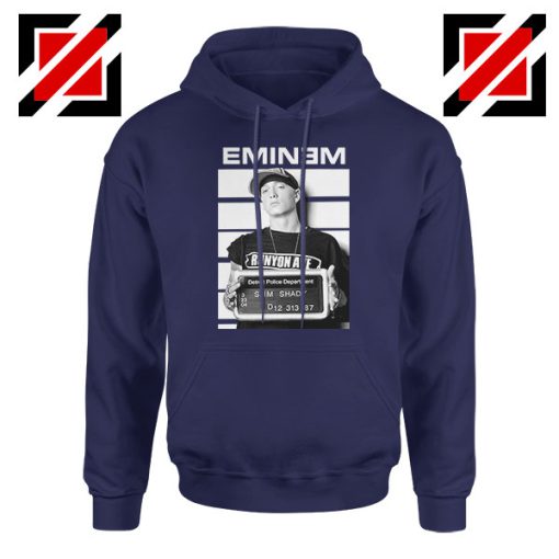 Eminem Slim Shady Navy Blue Hoodie