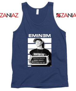 Eminem Slim Shady Navy Blue Tank Top