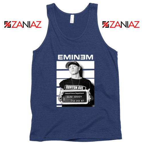 Eminem Slim Shady Navy Blue Tank Top