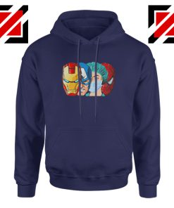 Female Nurse Heroes Navy Blue Hoodie