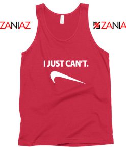 Funny Parody Slogan Nike Red Tank Top