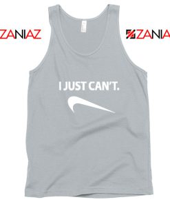 Funny Parody Slogan Nike Sport Grey Tank Top