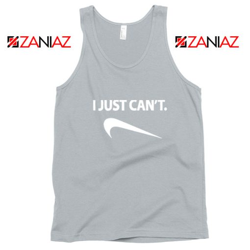 Funny Parody Slogan Nike Sport Grey Tank Top