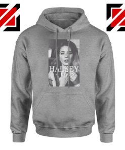 Halsey Singer Poster Sport Grey Hoodie