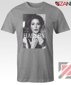 Halsey Singer Poster Sport Grey Tshirt