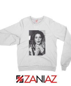 Halsey Singer Poster White Sweatshirt