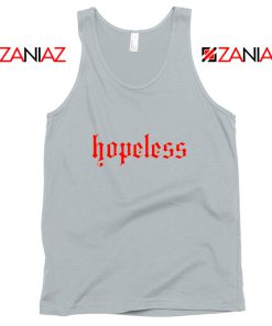 Hopeless Lyrics Sport Grey Tank Top