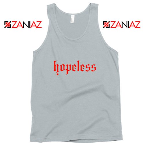 Hopeless Lyrics Sport Grey Tank Top