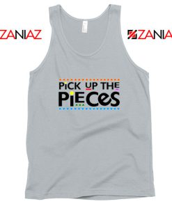 Hustle Man Pick Up The Pieces Sport Grey Tank Top