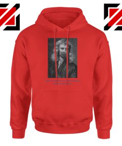 Isaac Newton Mask Red Hoodie