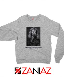 Isaac Newton Mask Sport Grey Sweatshirt